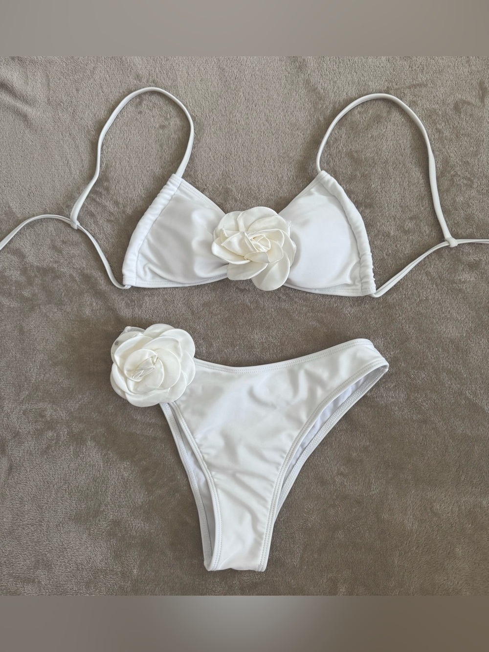 White Rose Bikini